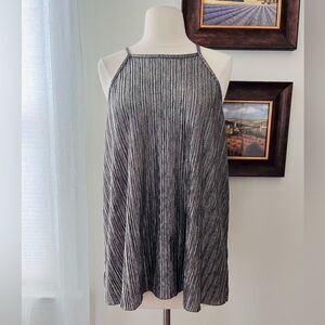 Torrid Metallic Striped Knit Top Size 0